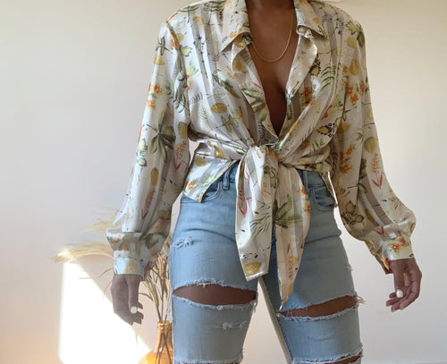 Falling Silk Blouse