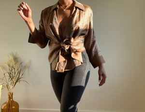 Haus Cognac Blouse